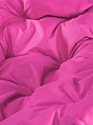 M-Group Круг Люкс 11060308 (серый ротанг/розовая подушка)