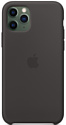 Apple Silicone Case для iPhone 11 Pro Max (черный)