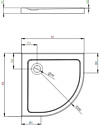 Radaway Doros Plus A 80x80