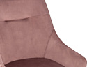 Stool Group Диана велюр (пыльно-розовый) ножки белые