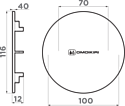 Omoikiri DEC AB 4957089 (латунь)