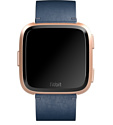 Fitbit кожаный для Fitbit Versa (L, midnight blue)