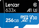 Lexar LSDMI256BBEU633A microSDHC 256GB + адаптер