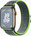 Apple Watch Series 9 45 мм (стальной корпус, Nike нейлон)