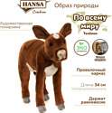 Hansa Сreation Бык теленок коричневый 3456 (34 см)