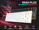 Royal Kludge RK68 Plus RGB white, RK Red
