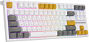 Royal Kludge RK-R87 RGB white/yellow, RK Brown