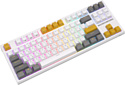 Royal Kludge RK-R87 RGB white/yellow, RK Brown