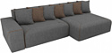Лига диванов Кельн 105088 (правый, серый/коричневый)