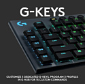 Logitech G815 GL Clicky нет кириллицы