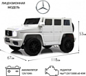 RiverToys Mercedes-Benz G65 E111EE (белый)