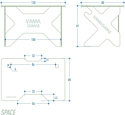 VMM Game Space 120 Dark ST-1-BS-1-BBK_120SET