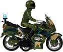 Технопарк Военный мотоцикл MOTOFIG-15PLMIL-GN
