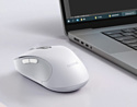 Baseus F02 Ergonomic Wireless Mouse white, без батарейки в комплекте