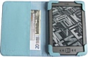 iPearl mCover leather case for Amazon Kindle 4th Gen Aqua