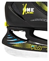 Fila Skates X-One Ice Black/Yellow/Blue (2016, детские)