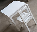 ВудГруппММ Набор стол и стул (белый)