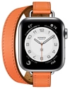 Apple Watch Herms Series 6 GPS + Cellular 40мм Stainless Steel Case with Attelage Double Tour