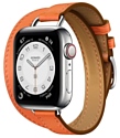 Apple Watch Herms Series 6 GPS + Cellular 40мм Stainless Steel Case with Attelage Double Tour