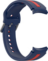 Rumi Sport Line силиконовый для Samsung Galaxy Watch4/5 (20 мм, синий/красный)