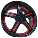 Sakura Wheels Z490 7.5x18/5x105 D73.1 ET38 Черный