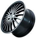Sakura Wheels 3106L 6.5x15/4x100 D73.1 ET40 Черный с полировкой