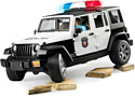 Bruder Jeep Wrangler Unlimited Rubicon Police 02526