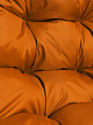 M-Group Для двоих Люкс 11510207 (коричневый ротанг/оранжевая подушка)