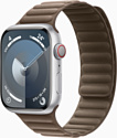 Apple Watch Series 9 LTE 45 мм (алюминиевый корпус, замшевый ремешок S/M)