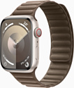 Apple Watch Series 9 LTE 45 мм (алюминиевый корпус, замшевый ремешок S/M)