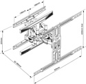 Multibrackets M VESA Flexarm L Full Motion Dual