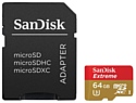 Sandisk Extreme microSDXC Class 10 UHS Class 3 90MB/s 64GB