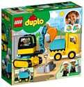 LEGO DUPLO 10931 Грузовик и гусеничный экскаватор