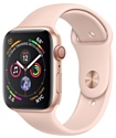 Apple Watch Series 4 GPS + Cellular 40mm Stainless Steel Case with Sport Band