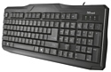 Trust Classicline Wired Keyboard and Mouse black USB