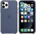 Apple Silicone Case для iPhone 11 Pro (морской лед)