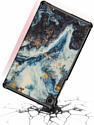 JFK Smart Case для Samsung Galaxy Tab A8 10.5 2021 (синий мрамор)