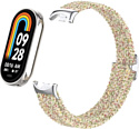 Bingo Braided для Xiaomi Mi Band 8 (песочный в крапинку)