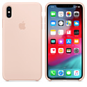 Apple Silicone Case для iPhone XS Max Pink Sand