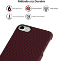 Pitaka MagEZ Case Pro для iPhone 8 (plain, черный/красный)