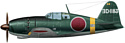 Hasegawa Истребитель-перехватчик Mitsubishi J2M3 Raiden 302nd