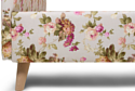 Divan Лайтси 160x200 (вельвет розовые цветы)