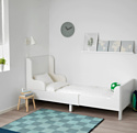 Ikea Бусунге 80x130-200 (белый) 404.598.31