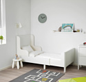 Ikea Бусунге 80x130-200 (белый) 404.598.31