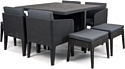 Keter Columbia Dining Set 247484 (графит)