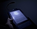 Tuff-Luv Kindle 4 Natural Hemp Turquoise + Spark Light (G1_43+D1_29)