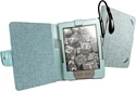 Tuff-Luv Kindle 4 Natural Hemp Turquoise + Spark Light (G1_43+D1_29)