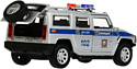 Технопарк Hummer H2 Полиция HUM2-12POL-SR (серебристый)