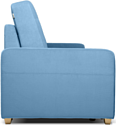 Divan Гувер-1 Velvet (искусственная шерсть, голубой)