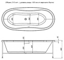 Aquanet Amelia 180x80 без гидромассажа